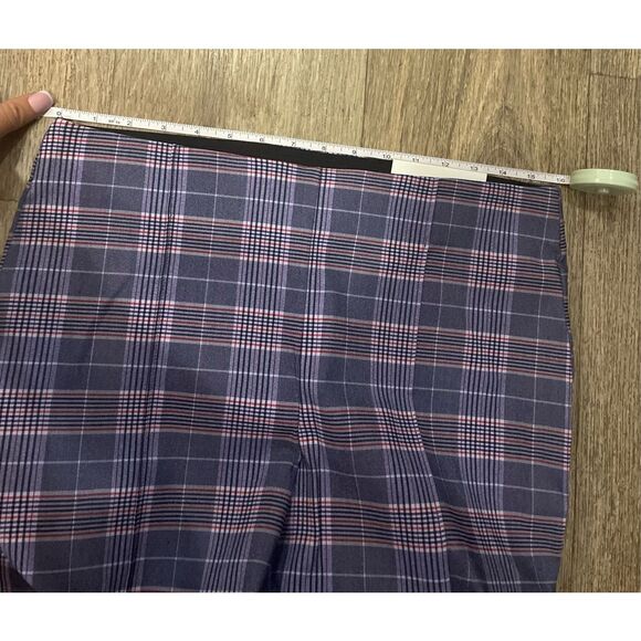 Est. 1946 Cato Blue Plaid Cropped Pants New 10 Contemporary Mid Rise - Picture 5 of 7